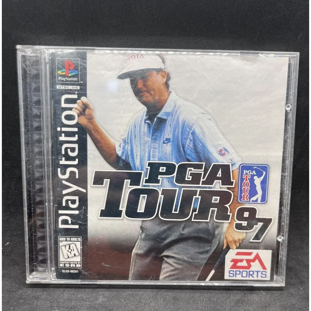 PGA Tour 97 (Sony PlayStation‎ 1, 1996) 1997 PS1 Complete CIB W/ Manual